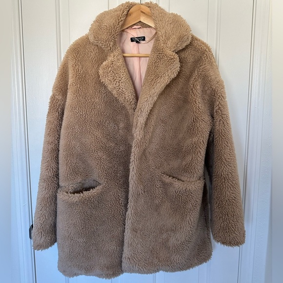 Topshop Bobby Borg Coat - Size 6 US - Picture 4 of 8